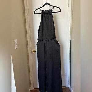 Vici Black Strappy Jumpsuit